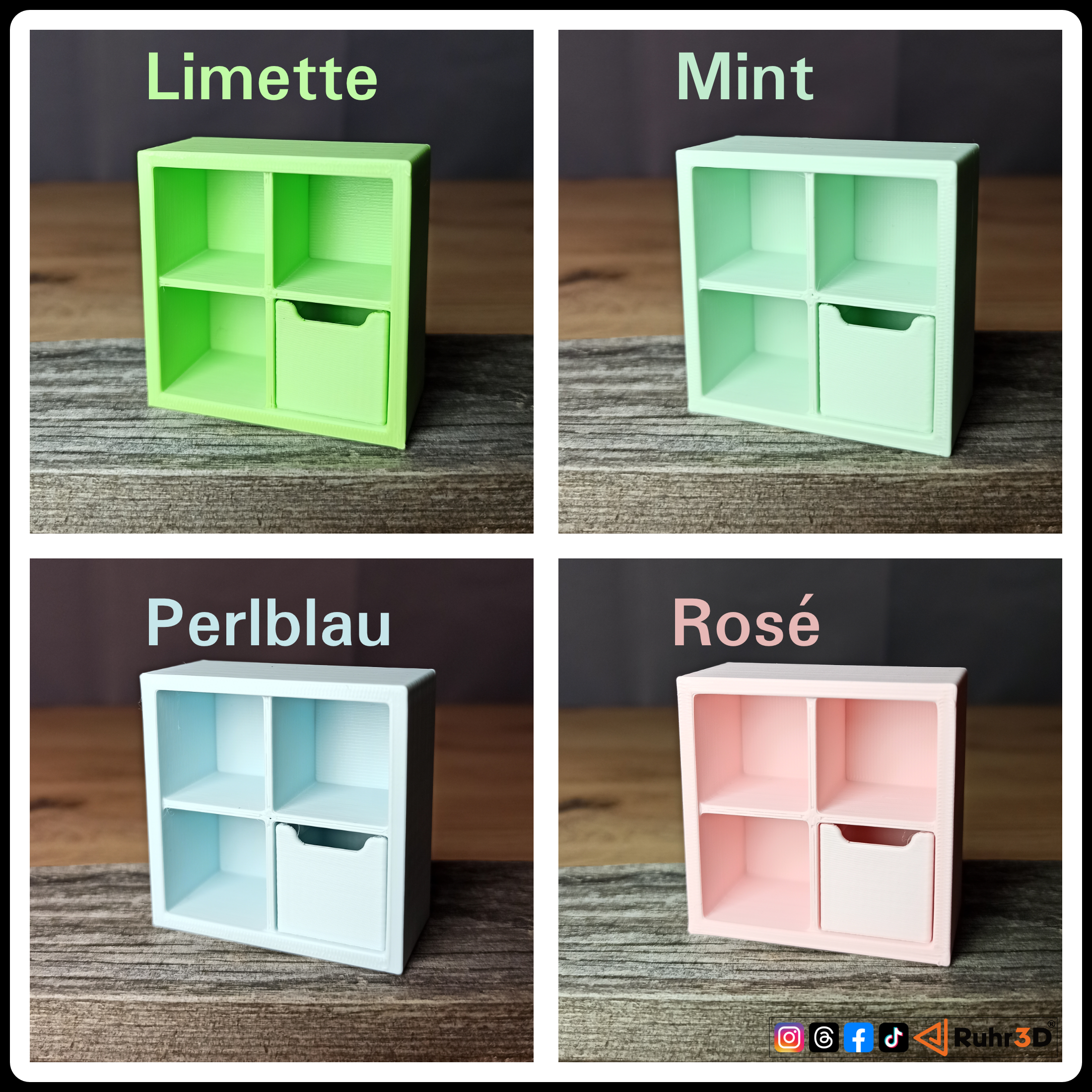 Miniatur Regal - Modell L • Wichtel • Fee • Puppenhaus • Miniverse • Fanart • Dekoration •