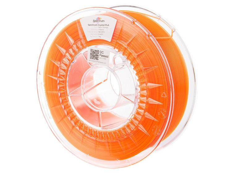 PLA Kristall Spectrum 1,75mm - Neon Orange - 1,0kg