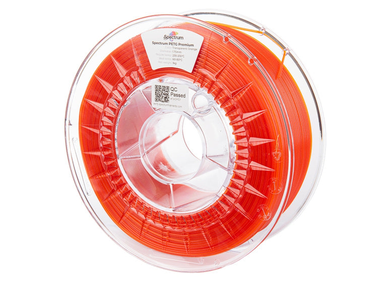 PETG Transparent - Orange - 1,75mm / 1,0kg