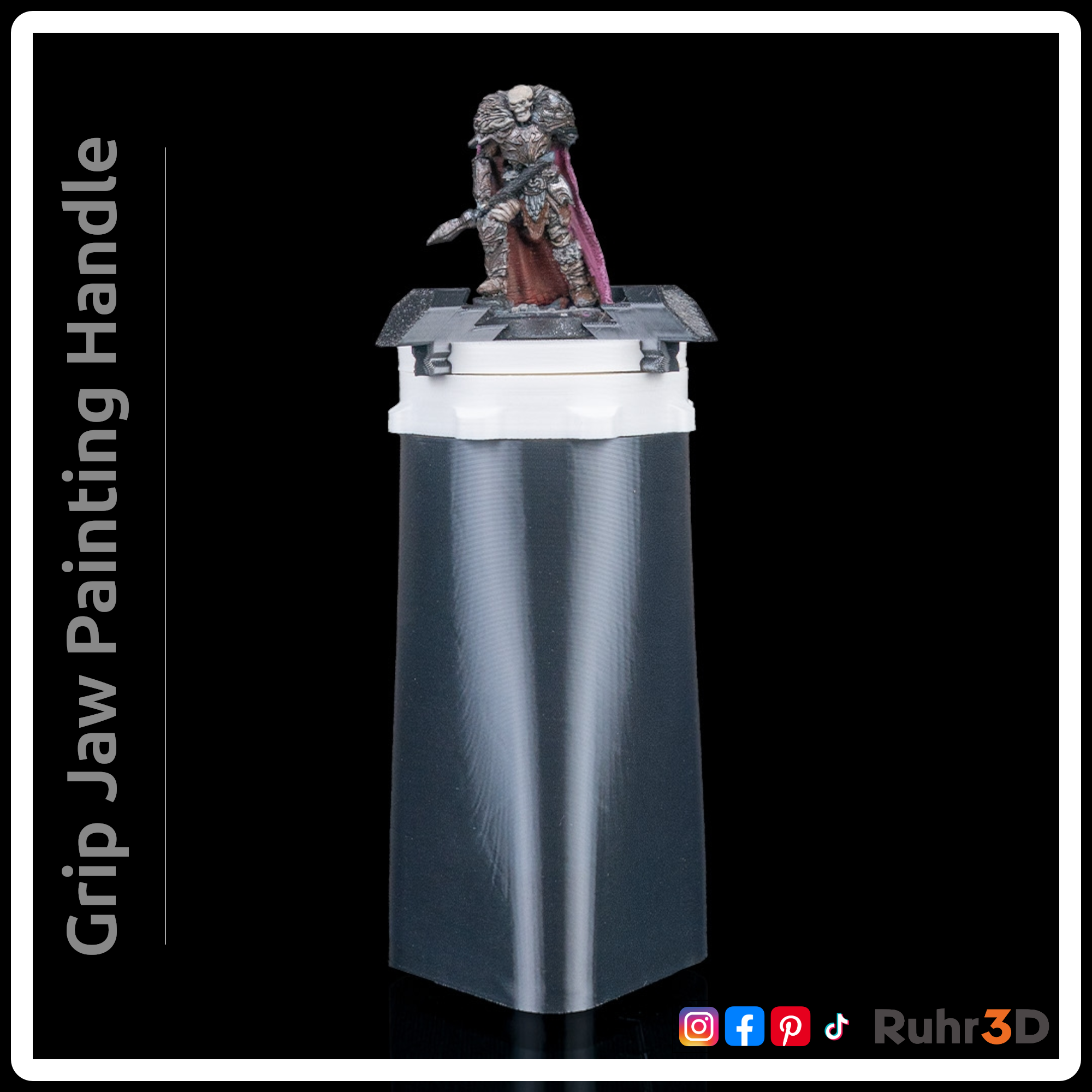 GripJaw Painting Handle • Malgriff | Farbgriff | Malhilfe | Miniaturmalerei •
