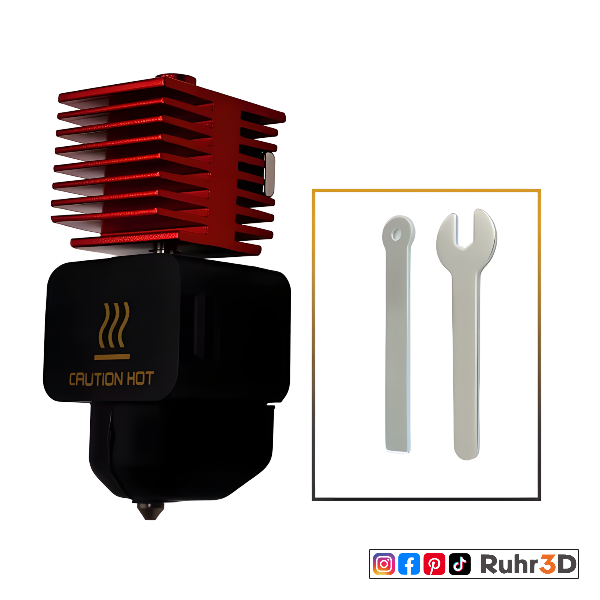 Hotend für Bambu Lab A1 & A1 Mini - Ø Düse 0,20mm / 0,40mm / 0,60mm