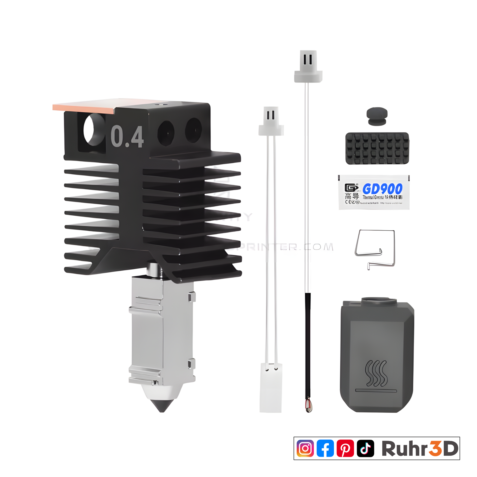 Hotend für Snapmaker U1 - Ø Düse 0,40mm