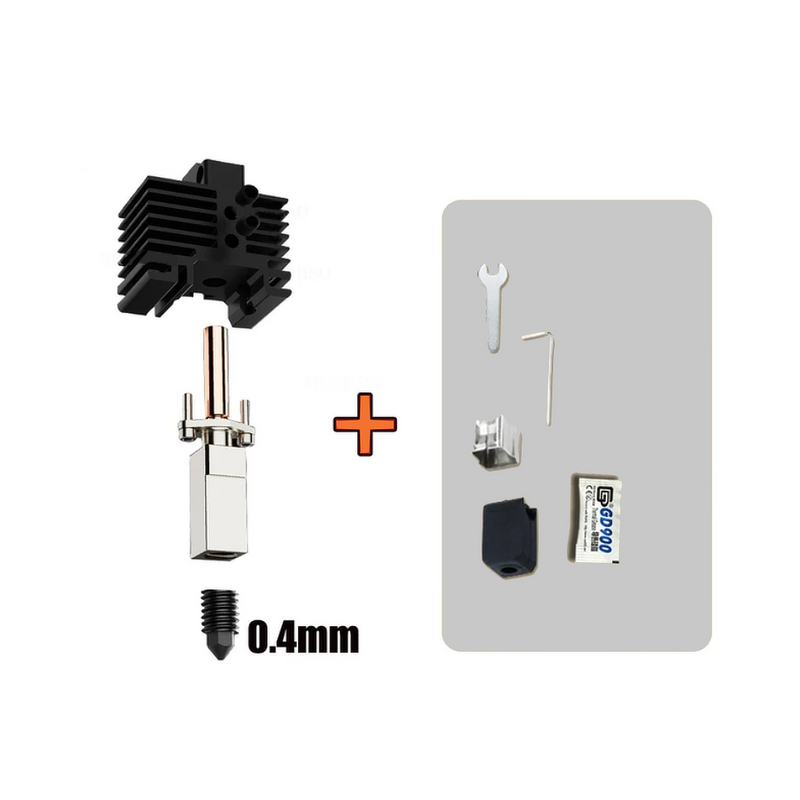 CHT Hotend, High Flow bis 320 °C, für Bambu Lab X1/X1 Carbon & P1P/P1S