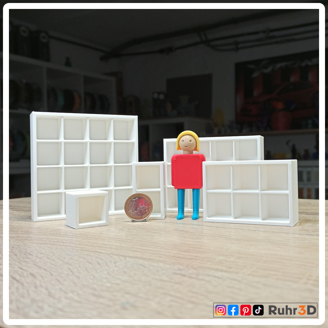 Miniatur Regal - Modell A • Wichtel, Fee, Puppenhaus, Miniverse, Fanart, Dekoration •