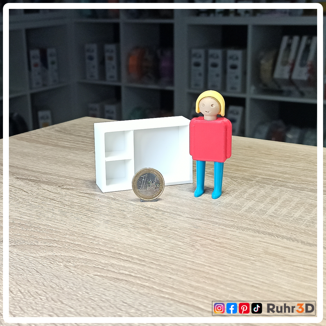 Miniatur Regal - Modell C • Wichtel • Fee • Puppenhaus • Miniverse • Fanart • Dekoration •