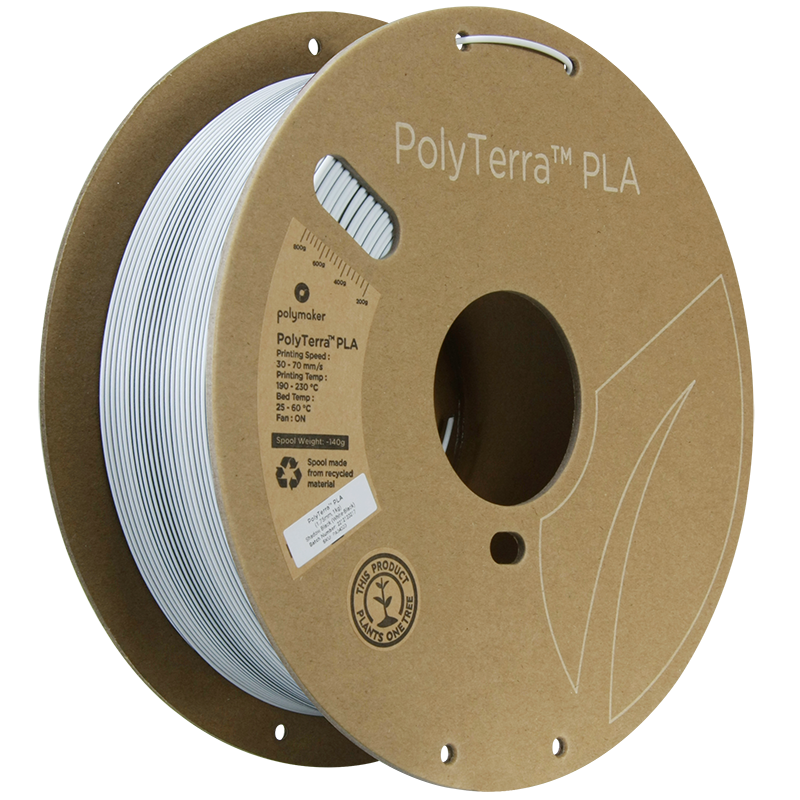 PLA Dual PolyTerra™ 1,75mm - Schwarz Weiß - 1,0kg