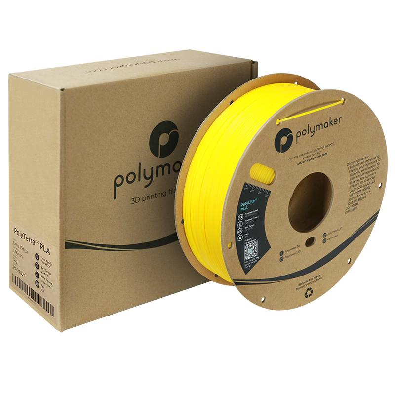 PLA PolyTerra™ 1,75mm - Limettengrün - 1,0kg