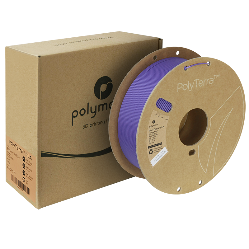 PLA PolyTerra™ 1,75mm - Indigo - 1,0kg
