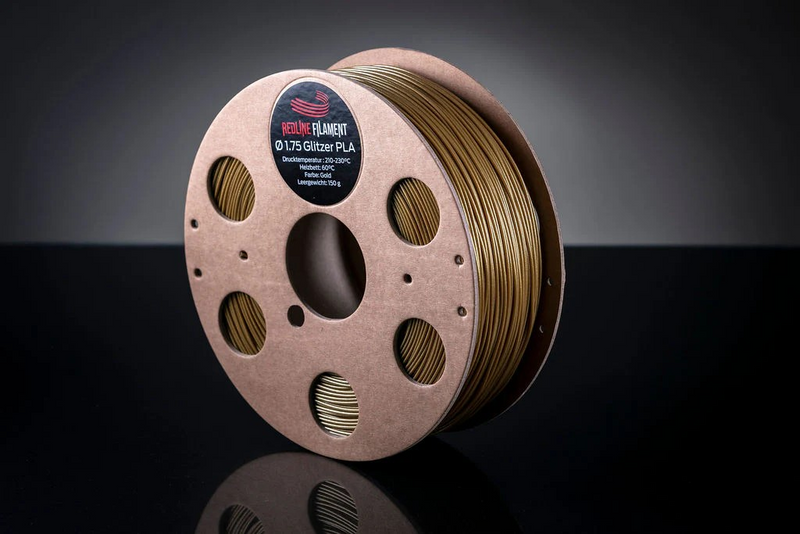 PLA Glitzer - Gold - 1,75mm / 1,0kg