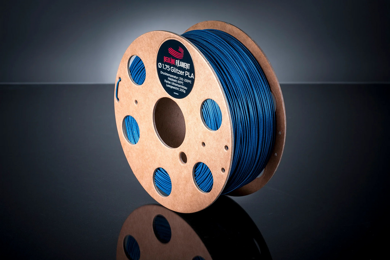 PLA Glitzer - Ultramarinblau - 1,75mm / 1,0kg