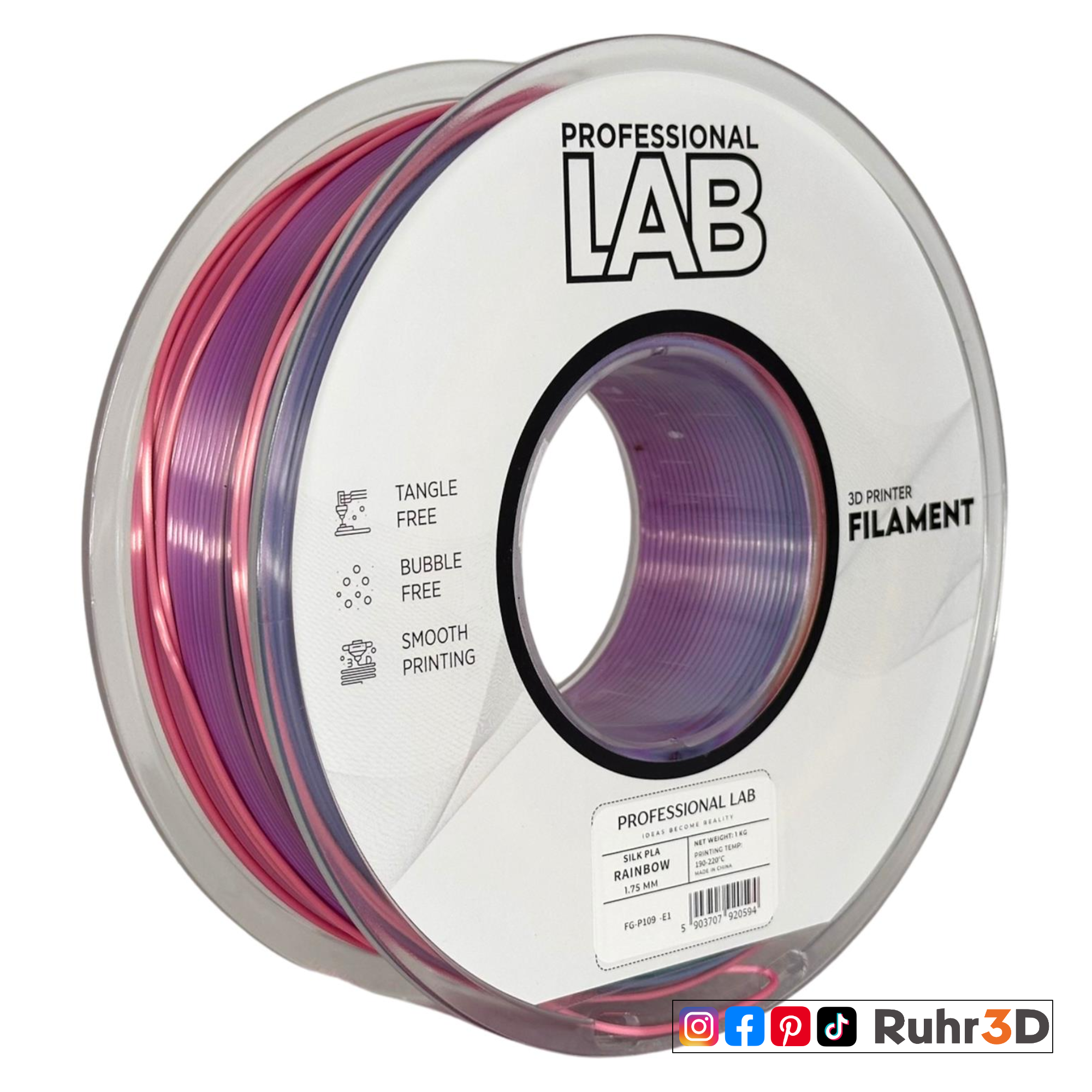 PLA Silk Rainbow - 1,75mm / 1,0kg
