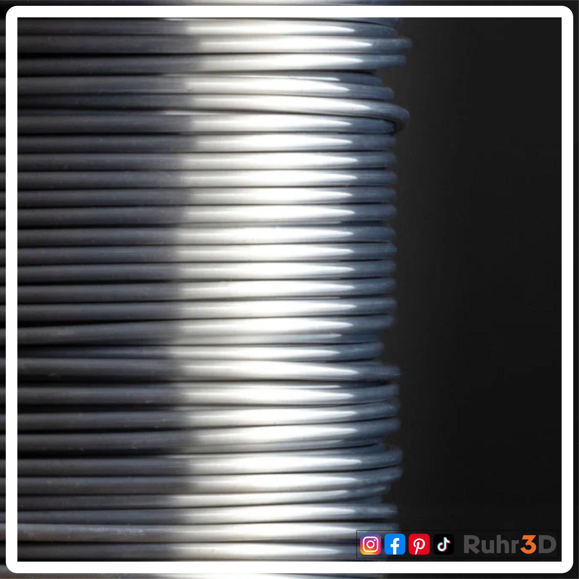 PLA Silk - Aluminium - 1,75mm / 1,0kg