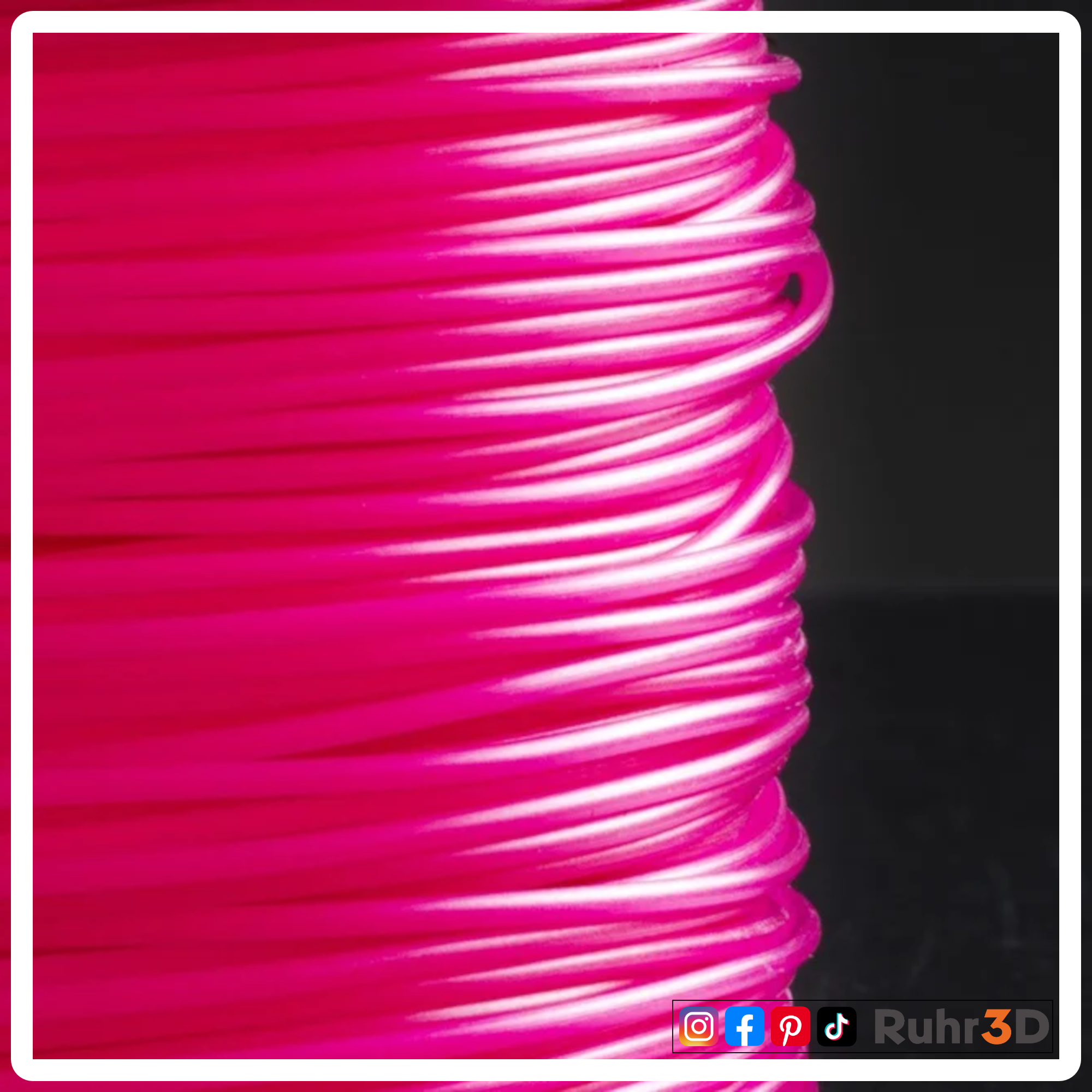 PLA - Neon Pink - 1,75mm / 1,0kg