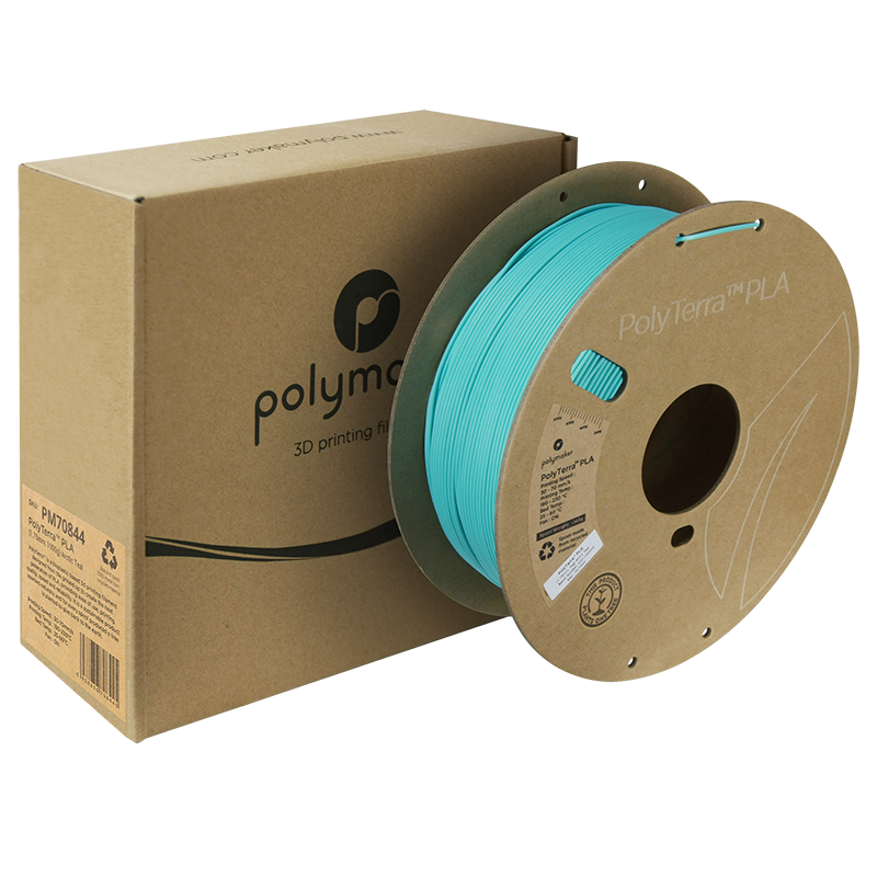 PLA PolyTerra™ 1,75mm - Blaugrün- 1,0kg