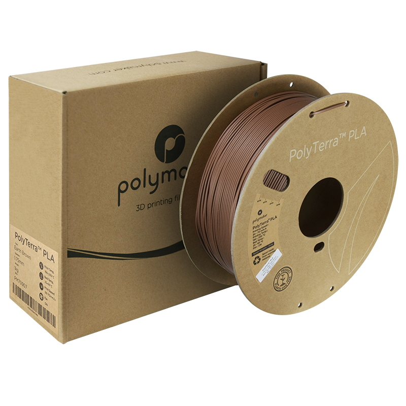 PLA PolyTerra™ 1,75mm - Erdbraun - 1,0kg