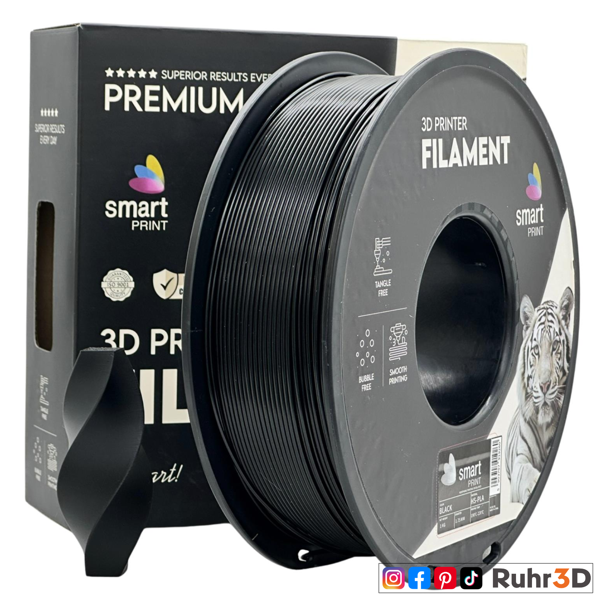 PLA High Speed - Black - 1,75mm / 1,0kg