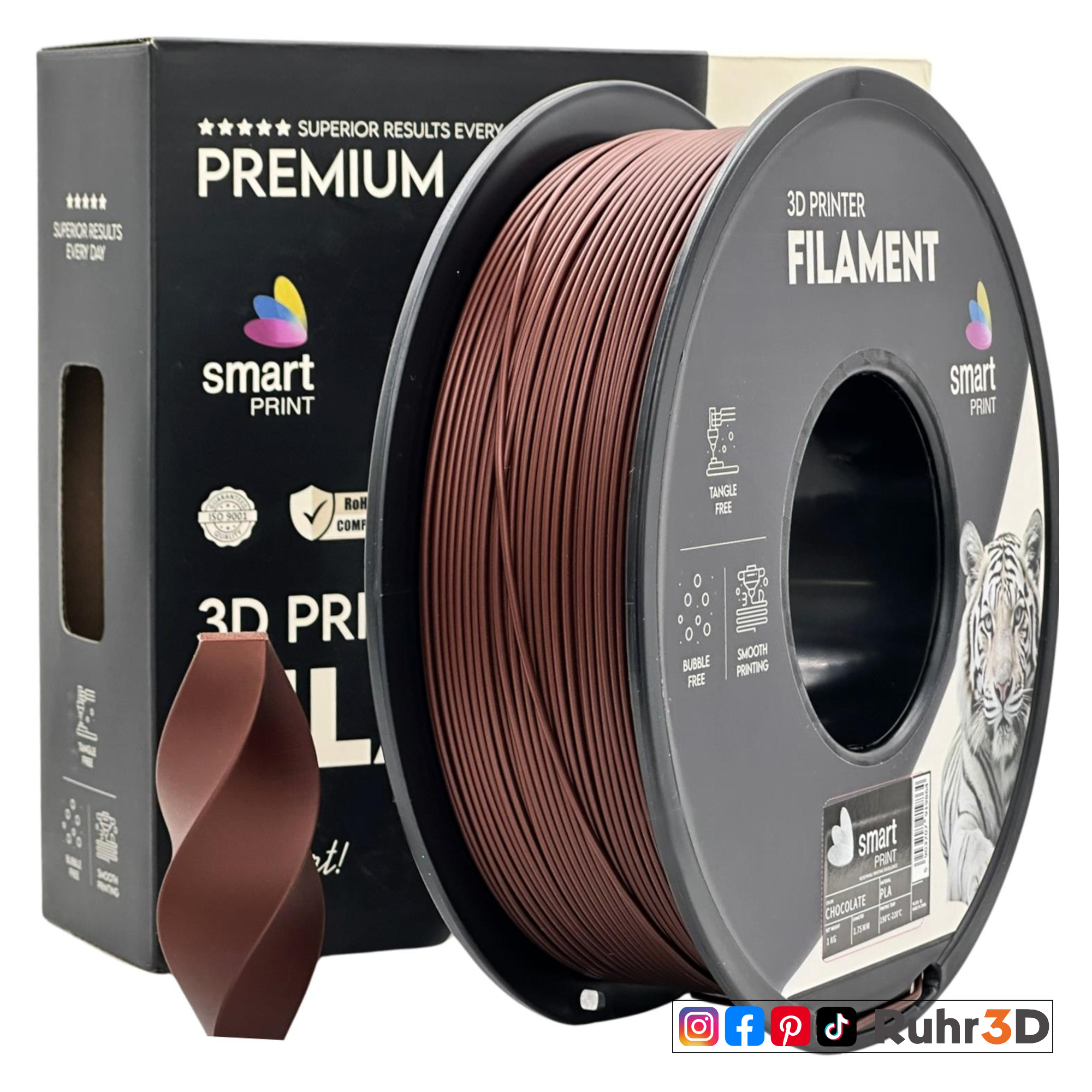 PLA Smart Print - Chocolate - 1,75mm / 1,0kg