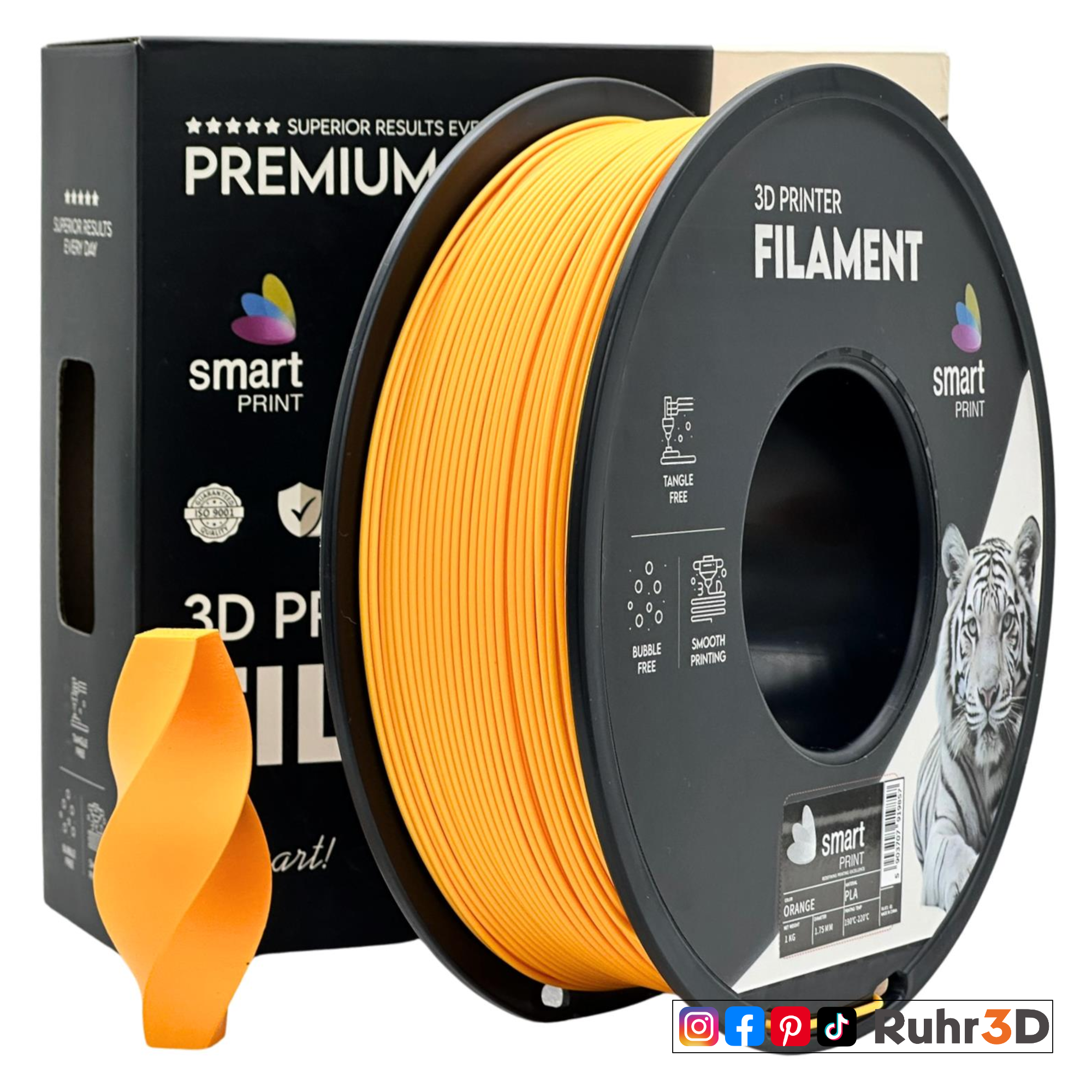PLA Smart Print - Orange - 1,75mm / 1,0kg