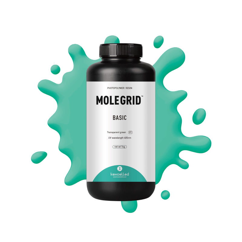 SLA/DLP Resin MOLEGRID™ Basic - Transparent Grün - 1,0kg