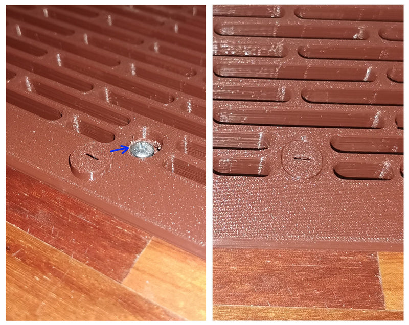 Lüftungsgitter für Pluggit-Bodenauslass, Farbe und Muster wählbar