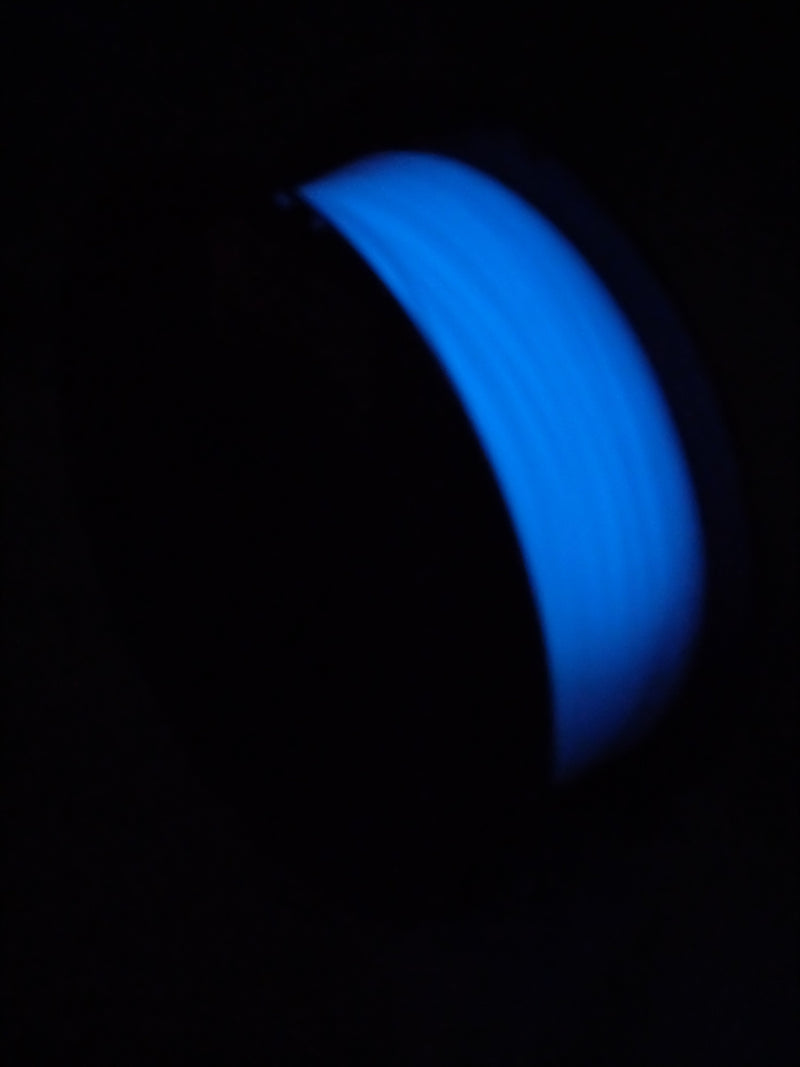 PLA Glow In The Dark 1,75mm - Blau - 1,0kg - PLA Glow in the Dark - Ruhr3D®